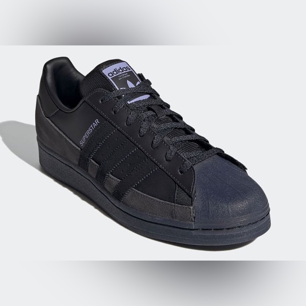 Men’s adidas superstar Core Black Dust purple